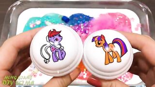 Special Series UNICORN #46 !! Mixing Random Things into FLUFFY Slime ! Satisfying Slime Videos