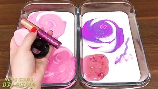 Special Series #34 PURPLE vs PINK ELSA and HELLO KITTY !! Mixing Random Things into GLOSSY Slime