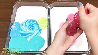Special Series #26 BLUE DOREAMON vs PINK PEPPA PIG !! Mixing Random Things into Glossy Slime