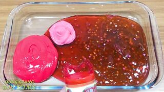 Special Series RED Coca Cola | Mixing Random Things into Slime !! SlimeSmoothie Satisfying Slime