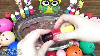 Mixing Makeup and Floam into Clear Slime ! SlimeSmoothie Satisfying Slime Videos