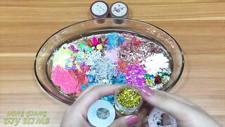 Mixing Makeup and Glitter into Clear Slime ! Relaxing Satisfying Slime