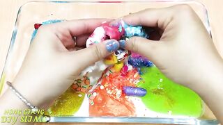 Mixing Makeup and Glitter into Slime ! Relaxing Satisfying Slime