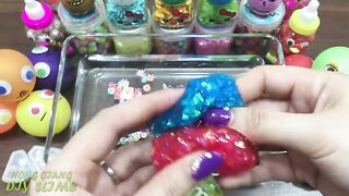 Mixing Beads and Glitter into Clear Slime ! Relaxing Satisfying Slime
