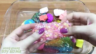 Mixing Random Things into Store Bought Slime ! Relaxing Satisfying Slime ! Slime Mixing