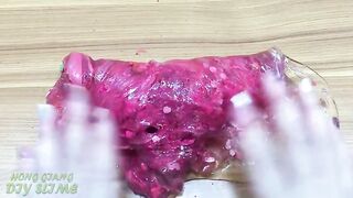Mixing Makeup Into Clear Slime ! Black vs Red Special Series Part 7 Relaxing Satisfying Slime