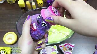 Mixing Makeup and Floam Into Slime ! Purple vs Yellow Special Series 2 Satisfying Slime Videos