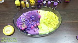 Mixing Makeup and Floam Into Slime ! Purple vs Yellow Special Series 2 Satisfying Slime Videos