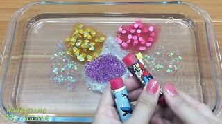 Mixing Sand, Makeup and Glitter into Slime !!! Slimesmoothie Relaxing Satisfying Slime Videos