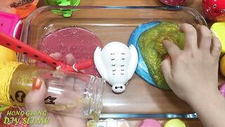 Mixing Pom Poms and Makeup into Store Bought Slime !! Slimesmoothie Relaxing Satisfying Slime Videos