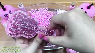 Special Series PINK Slimesmoothie Satisfying Slime Videos | Mixing Random Things into Clear Slime