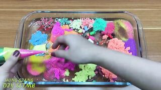 Mixing Makeup and Sand into Clear Slime !!! Slimesmoothie Relaxing Satisfying Slime Videos
