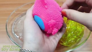Mixing Beads into Store Bought Slime !!! Relaxing Slime with Funny Balloons