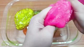 Mixing Clay into Clear Slime #4 !!! Slimesmoothie Relaxing Satisfying Slime Videos