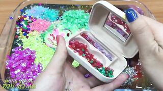Mixing Makeup and Glitter into Store Bought Slime !!! Slimesmoothie Relaxing Satisfying Slime Videos