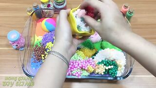 Mixing Clay and Floam into Rainbow Slime !!! Slimesmoothie Relaxing Satisfying Slime Videos