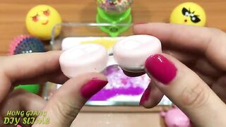 Mixing Makeup and Floam into Fluffy Slime !!! Slimesmoothie Relaxing Satisfying Slime Videos