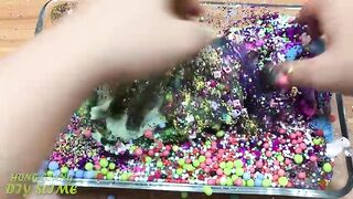 Mixing Random Things into Clear Slime !!! Slimesmoothie Relaxing Satisfying Slime Videos