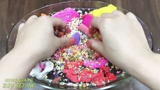 Mixing Makeup and Clay into Clear Slime !!! Slimesmoothie Relaxing Satisfying Slime Videos