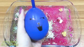 Mixing Random Things into Store Bought Slime !!! Relaxing Slime with Funny Balloons