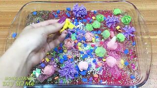 Mixing Random Things into Store Bought Slime !!! Relaxing Slime with Funny Balloons
