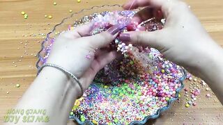 Mixing Makeup and Floam into Clear Slime !!! Slimesmoothie Realxing Satisfying Slime Videos #169