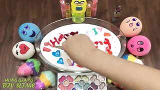 Mixing Makeup and Clay into Slime !!! Relaxing Slime with Funny Balloons | Slime Videos #160