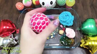 Mixing Random Things into Clear Slime !!! Relaxing Satisfying Slime Videos #150