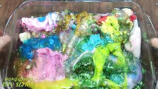 Mixing Random Things into Clear Slime !!! Relaxing Satisfying Slime Videos #150