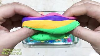 Mixing Eyeshadow and Clay into Store Bought Slime !!! Slimesmoothie Satisfying Slime Videos #141