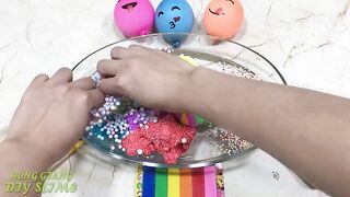 Mixing Clay and Floam into Clear Slime !!! Relaxing Slimesmoothie Satisfying Slime Videos #137