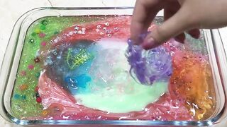 Mixing Johnson Baby into Store Bought Slime | Relaxing Slimesmoothie Satisfying Slime Videos #126