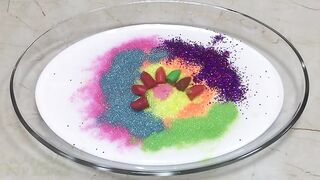 Mixing Makeup and Glitter into Glossy Slime !!! Relaxing Slimesmoothie Satisfying Slime Videos #105