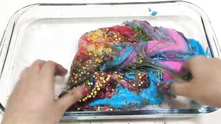 Adding too much Ingredients into Clear Slime !! Relaxing with Pipping Bags ! Satisfying Slime #103