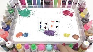 Mixing all my Colors and Paint into Glossy Slimes !!! Slimesmoothie Satisfying Slime Videos #96