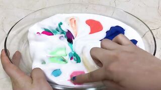 Mixing Play-Doh into Glossy Slimes !!! Relaxing Slimesmoothie Satisfying Slime Videos #91