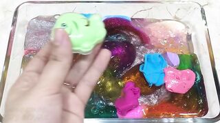 Mixing Corn Starch into Store Bought Slime !!! Relaxing Slimesmoothie Satisfying Slime Videos #83