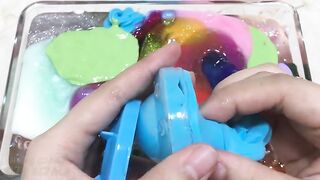 Mixing Corn Starch into Store Bought Slime !!! Relaxing Slimesmoothie Satisfying Slime Videos #83