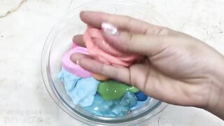 Mixing all my Slimes !!! Relaxing Slimesmoothie Satisfying Slime Videos #75