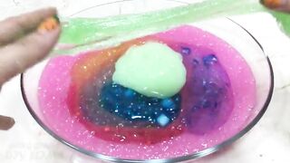 Mixing Store Bought Slime and Glitter Slime !! Relaxing Slimesmoothie Satisfying Slime Videos #64