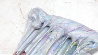 Mixing Clay into Store Bought Slime !! Relaxing Slimesmoothie Satisfying Slime Videos #51