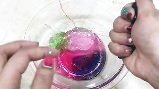 Mixing Glitter into Store Bought Slime !! Relaxing Slimesmoothie Satisfying Slime Video #41