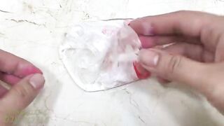 Mixing Glitter into Clear Slime !! Relaxing Slimesmoothie Satisfying Slime Video #27