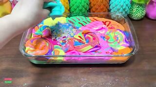 RELAXING CLAY PIPING BAG| ASMR SLIME| Mixing Random Things Into GLOSSY Slime| Satisfying Slime #1864