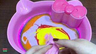 Making Crunchy Foam Slime With Circle Piping Bags | GLOSSY SLIME | ASMR Slime Videos #1863