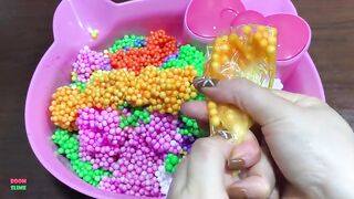 Making Crunchy Foam Slime With Circle Piping Bags | GLOSSY SLIME | ASMR Slime Videos #1857