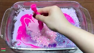 PINK VS PURPLE | Making Crunchy Foam Slime With Funny Balloons| GLOSSY SLIME| ASMR Slime Video #1835