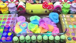 RELAXING PIPING BAG | HELLO KITTY | Mixing Random Things Into GLOSSY Slime | Satisfying Slime #1801