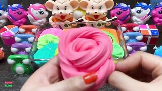 RELAXING WITH PIPING BAG| ASMR SLIME| Mixing Random Things Into GLOSSY Slime| Satisfying Slime #1750