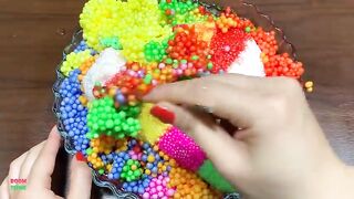 Making Crunchy Foam Slime With Piping Bags | GLOSSY SLIME | ASMR Slime Videos #1737